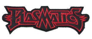Plasmatics Red Logo 6x1.5" Embroidered Patch