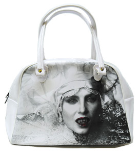 Lucy Westenra White Patent Leather Handbag 