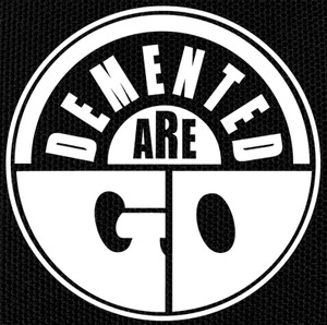 Demented Are Go - Logo 13x13" Backpatch