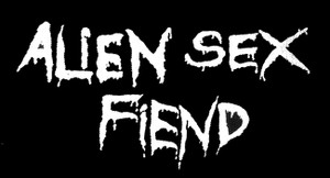 Alien Sex Fiend Logo 6x3" Printed Patch