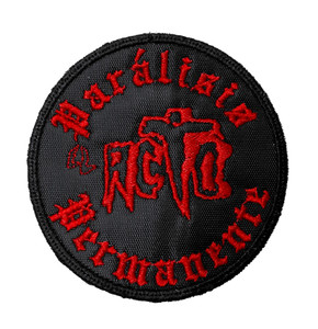 Paralisis Permanente - El Acto Red 4x2" Embroidered Patch