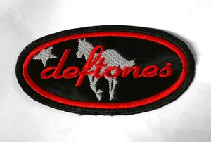 Deftones - Logo 4.5x2.5" Embroidered Patch