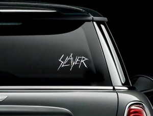 Slayer - Logo 6x3.5" Vinyl Cut Sticker