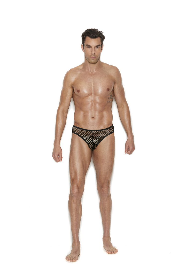 Men's Fishnet Thong Underwear