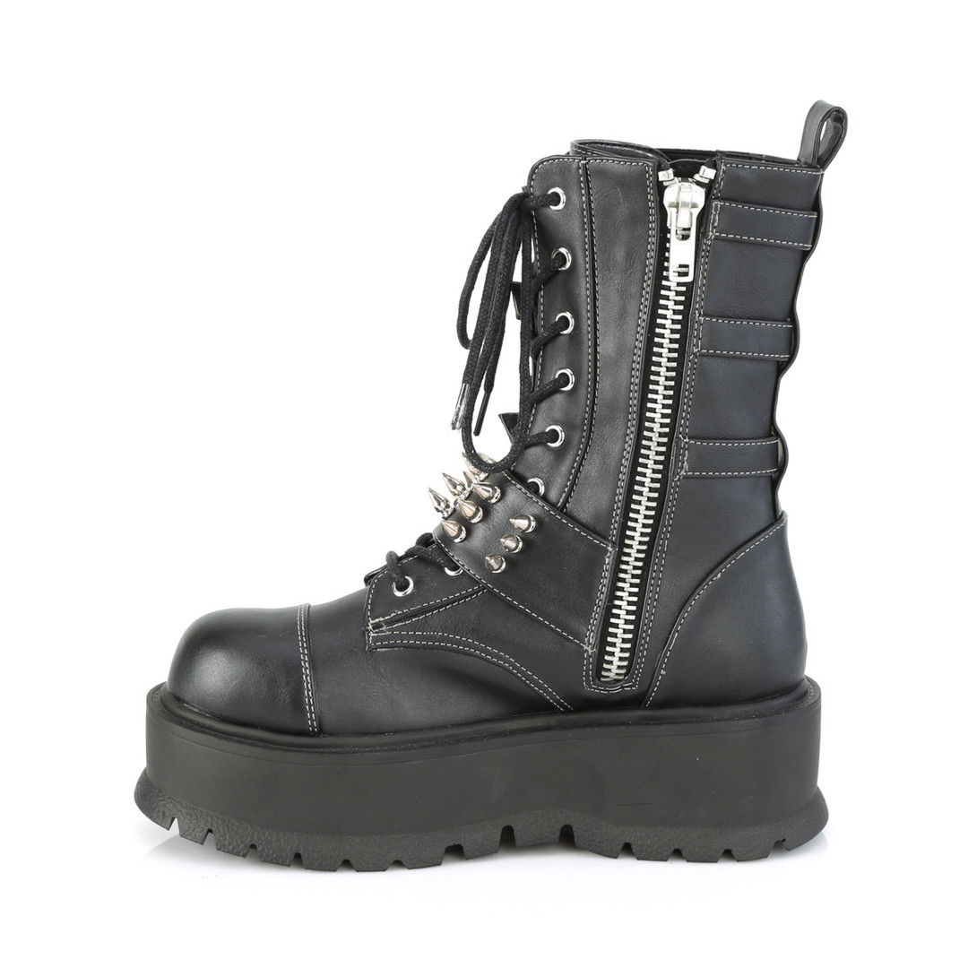 【in a row】Canvas Buckle Lace-Up Boots LaCrosse Footwear ZXT Overshoe Buckle Wedge 5