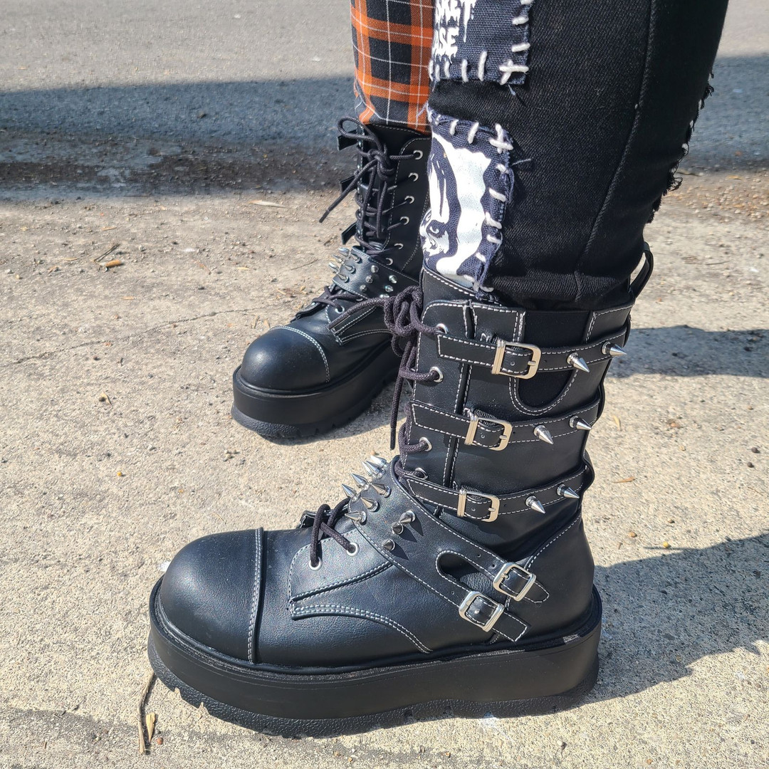 Slacker 165 Demonia Slacker Boots Demonia SLACKER-150 – VampireFreaks