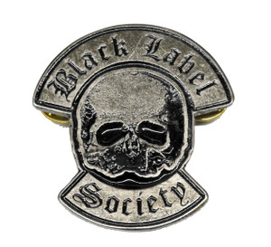 Black Label Society - Skull 2" Metal Badge
