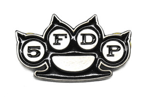 Five Finger Death Punch - 5FDP Brass Knuckle 2" Metal Badge