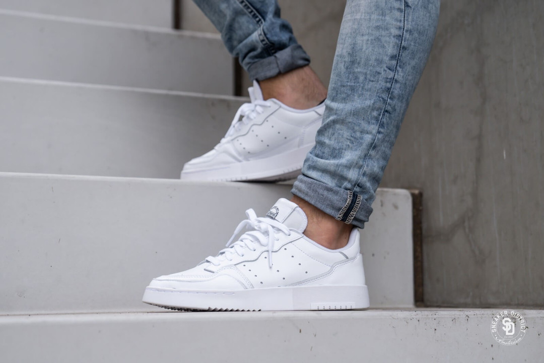 ADIDAS - Supercourt Cloud White Woman's Sneakers - Nuclear Waste