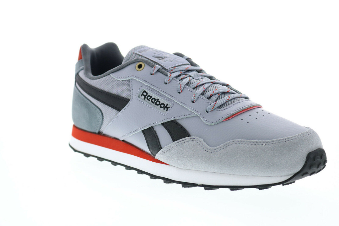 Reebok Men's Grey and CL Harman Run LT Sneakers -