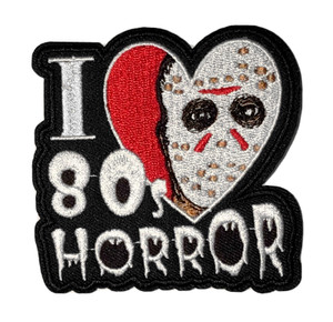 I Love 80's Horror 3" Embroidered Patch