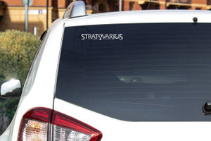 Stratovarius - Logo 7x3" Vinyl Cut Sticker