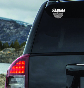 Sabian - Logo 6x3" Vinyl Cut Sticker