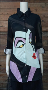Sleeping Beauty - Maleficent Women's Button-Up Shirt