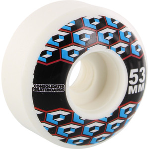 Consolidated Cracked Cube Skateboard Wheels 53mm (set of 4)