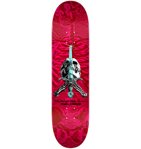 Powell Skull & Sword pp Skateboard Deck 8.5"
