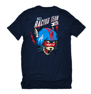 Blue Anti-Racing team Cat T-Shirt