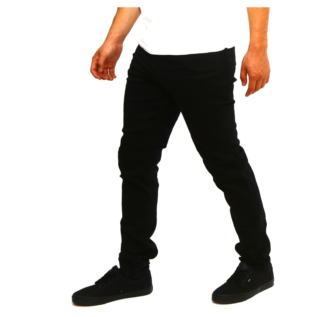 Antifashion - Black Bandera Skinny Jeans - Nuclear Waste