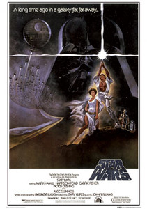 Star Wars A long Time Ago In a Galaxy Far Far Away... 24x36" Poster