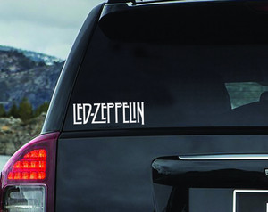 Led Zeppelin - Logo 6x2" Vinyl Cut Sticker