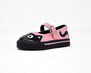 T.U.K. Pink Kitty Baby Mary Jane Sneakers