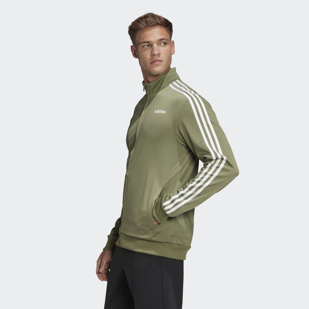 Adidas Men's 3-Stripe Tricot Track Jacket