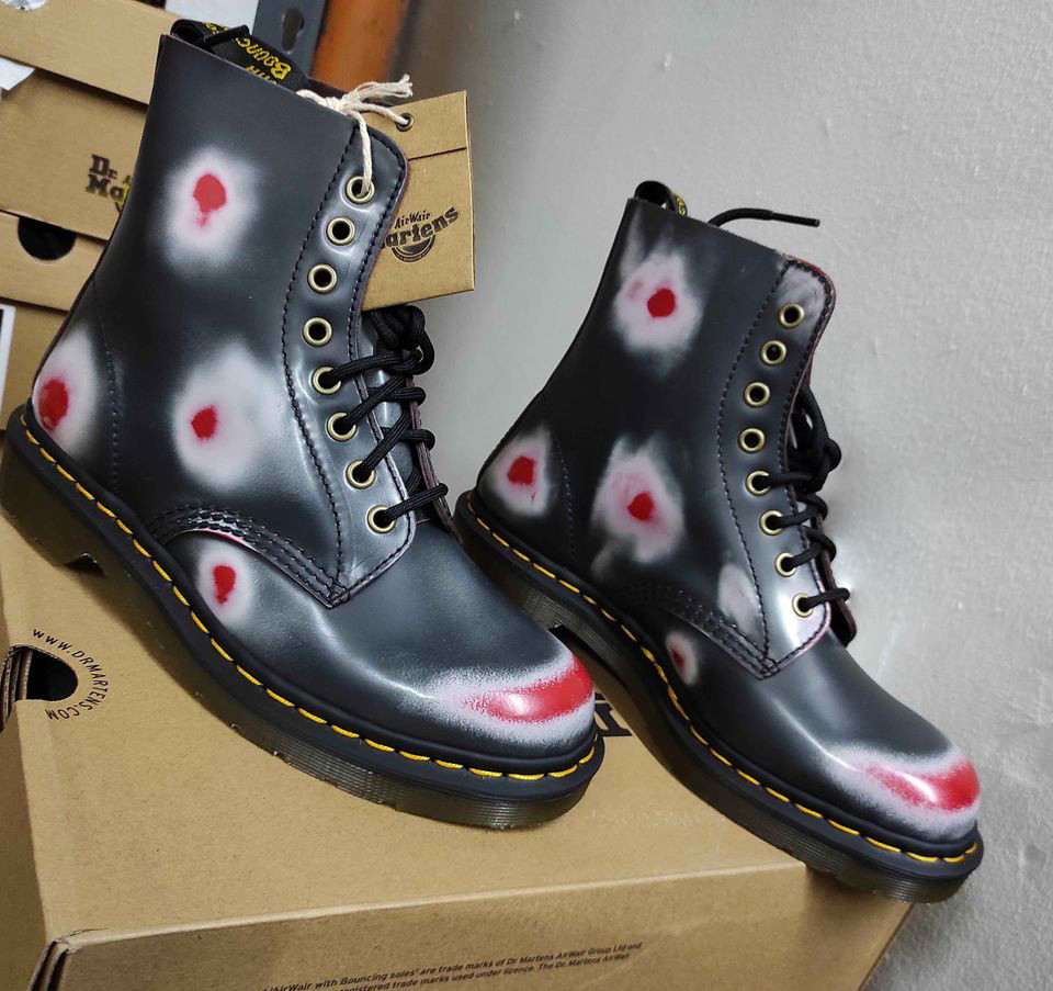 Dr. Martens Pascal Red 8-Eye Boot