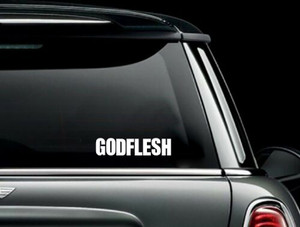 Godflesh - Logo 6x1 1/4" Vinyl Cut Sticker