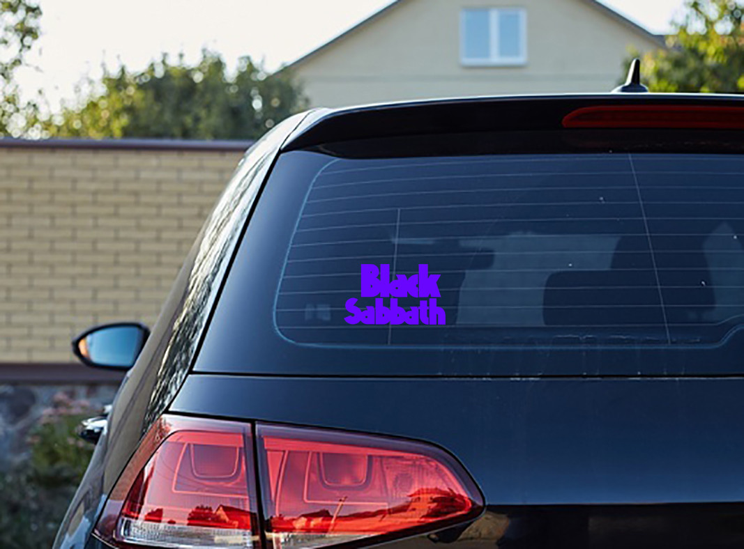Black Sabbath #2 Gráfico Die Cut Decal Sticker Coche Camión Embarcación Ventana Laptop 9" 