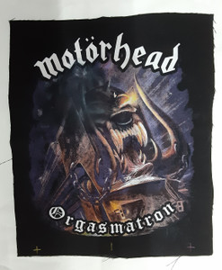 Motorhead - Orgasmatron Test Print Backpatch