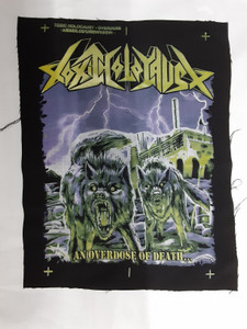 Toxic Holocaust - An Overdose Of Death Test Print Backpatch