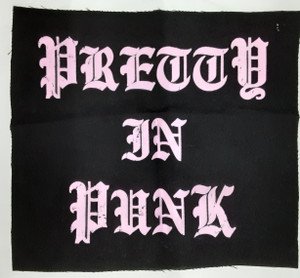 Pretty In Punk Test Print Backpatch