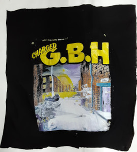 Charged G.B.H. - City Baby Attacked by Rats Test Print Backpatch