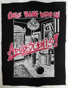 Adolescents - Come Hang With Us Test Print Backpatch