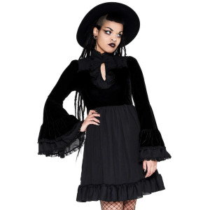 Goth Lost Girl Ruffle Dress