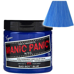 Bad Boy Blue 4OZ High Voltage Classic Cream Formula Hair Color