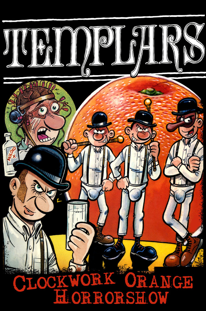 Templars Clockwork Orange Horrorshow 12x18" Poster Nuclear Waste
