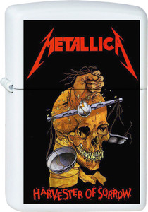 Metallica - Harvester Of Sorrow White Lighter