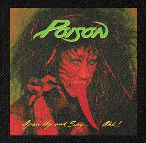 Poison - Open Up And Say Ahh 4x4" Color Patch
