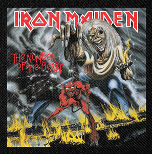 Iron Maiden - The Number of The Beast 4x4" Color Patch