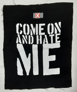 Suicide Commando - Come on and Hate Me Test Print Backpatch