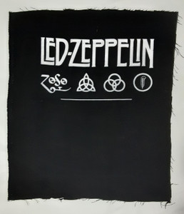 Led Zeppelin - Symbols Logo Test Print Backpatch