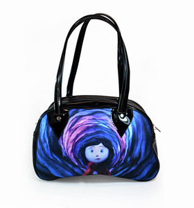 Black Patent Void Coraline Handbag