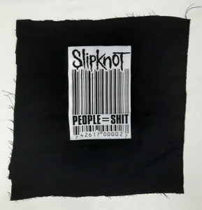 Slipknot - People = Shit Barcode Test Print Backpatch