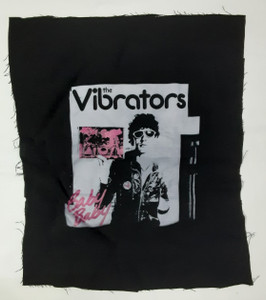 The Vibrators - Baby Baby Test Print Backpatch