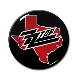 ZZ Top - Texas 1" Pin