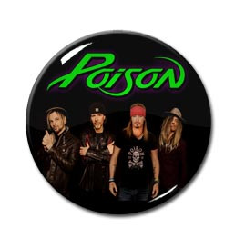 Poison - Band 1.5" Pin