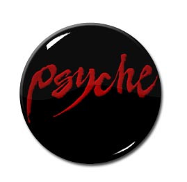 Psyche - Red Logo 1.5" Pin