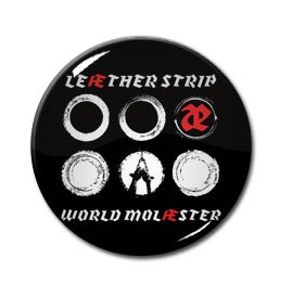 Leather Strip - World Molester 1.5" Pin