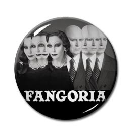 Fangoria - Mirrored 2.25" Pin